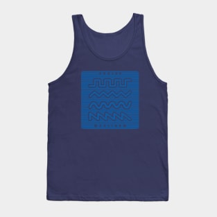Synthesizer Waveform for Synth lover Tank Top